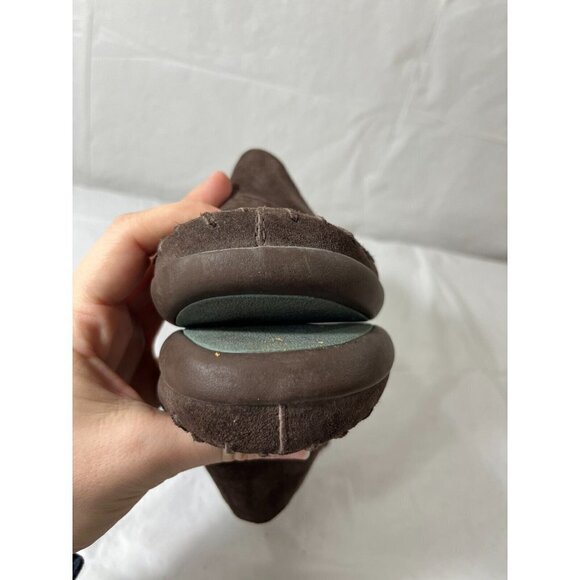 Merrell Women's Wild Senna Espresso  Brown Suede  Moccasin Loafers Size 6 - Picture 6 of 11